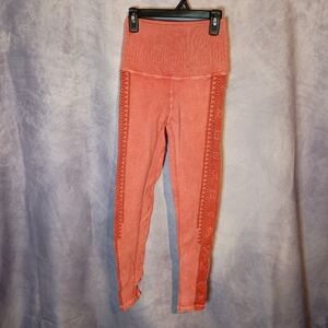 Avocado High Waist Zodiac Pink Seamless Leggings‎